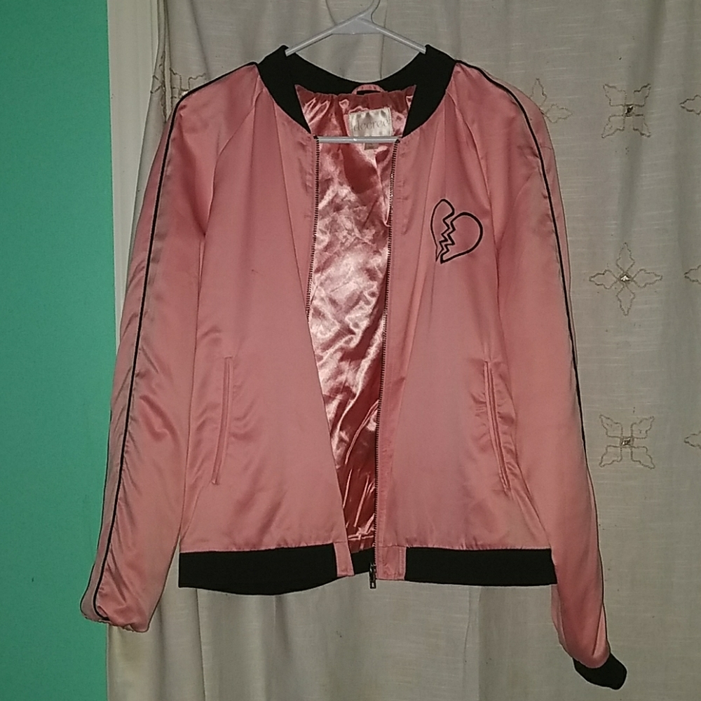 Pink Text Me Back Jacket